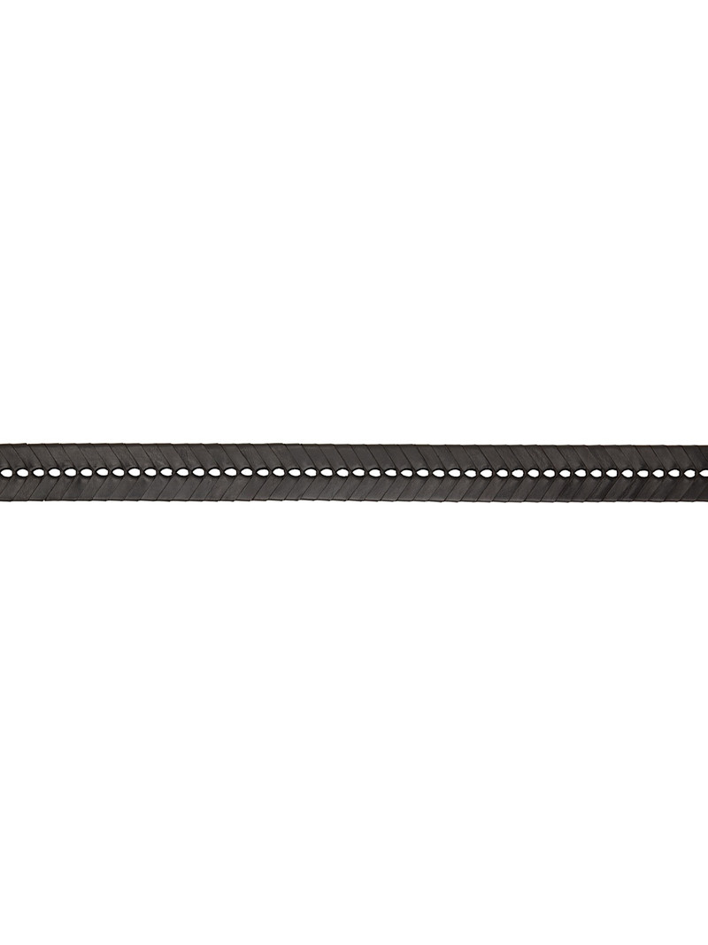 Lemaire Brown Braided 30 Belt outlook