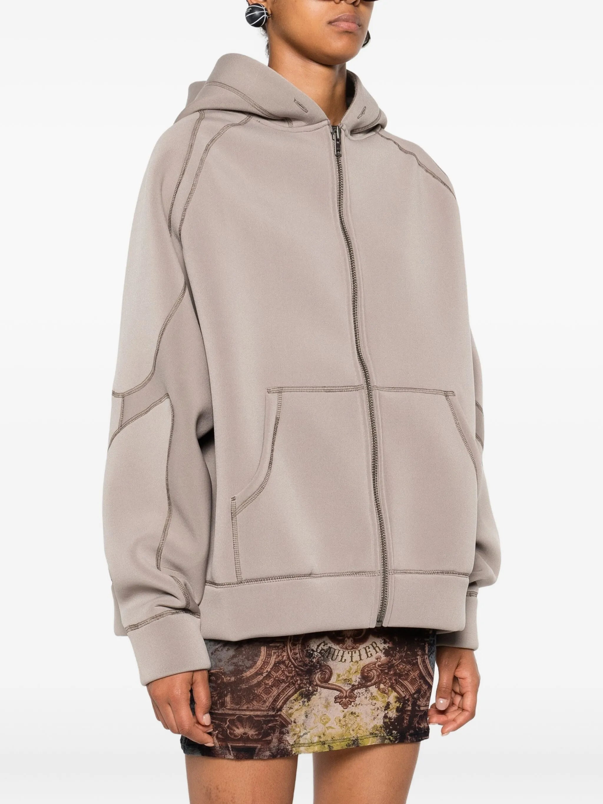 Ottolinger Contrast-stitch Hooded Jacket - 2