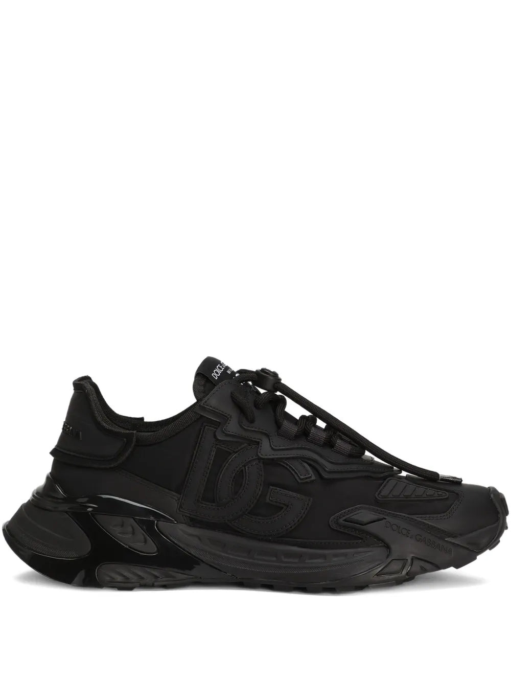 LOGO-PATCH PANELLED SNEAKERS - 1