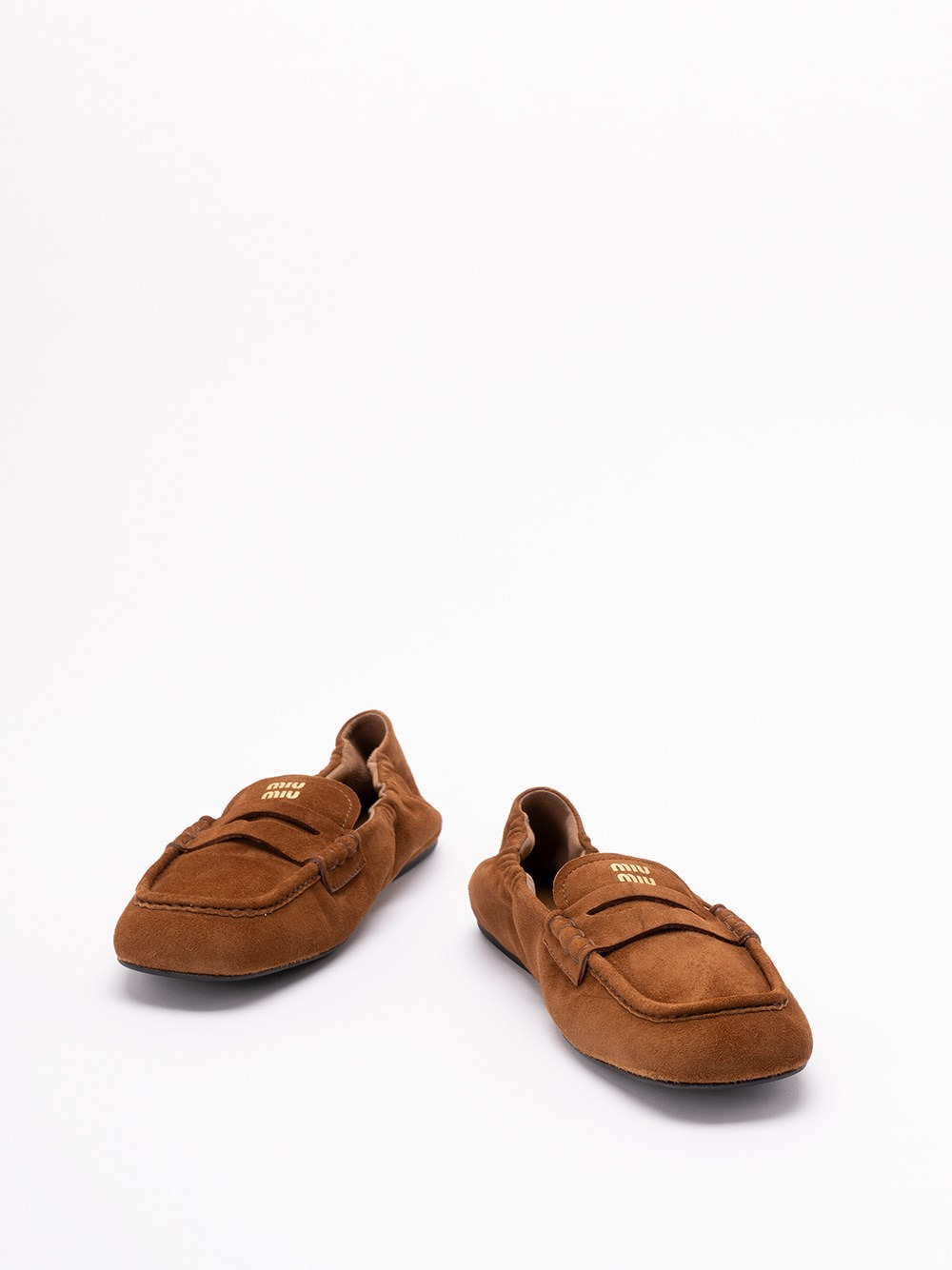 Ruches Nappa Leather Loafers - 2