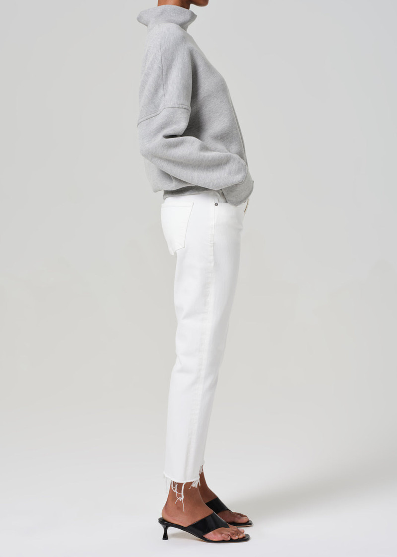 Isola Mid Rise Cropped Boot In Soft White 4