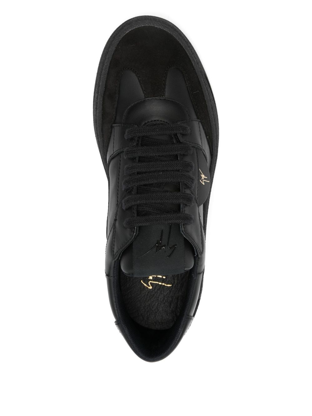 leather sneakers - 4