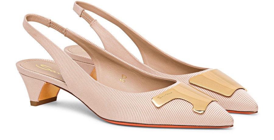 Grosgrain slingback - 2