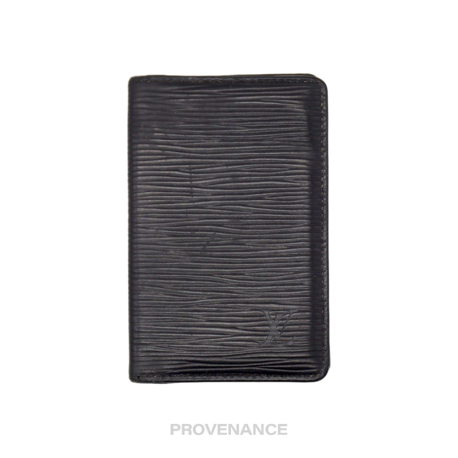 Louis Vuitton Pocket Organizer Wallet - Black Epi Leather - 2