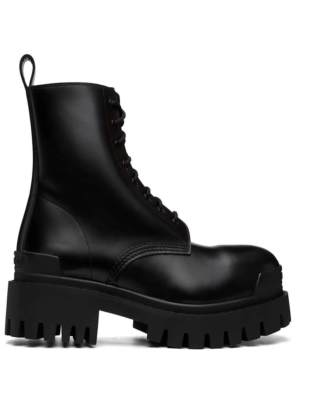 Black Strike Zip Boots - 1