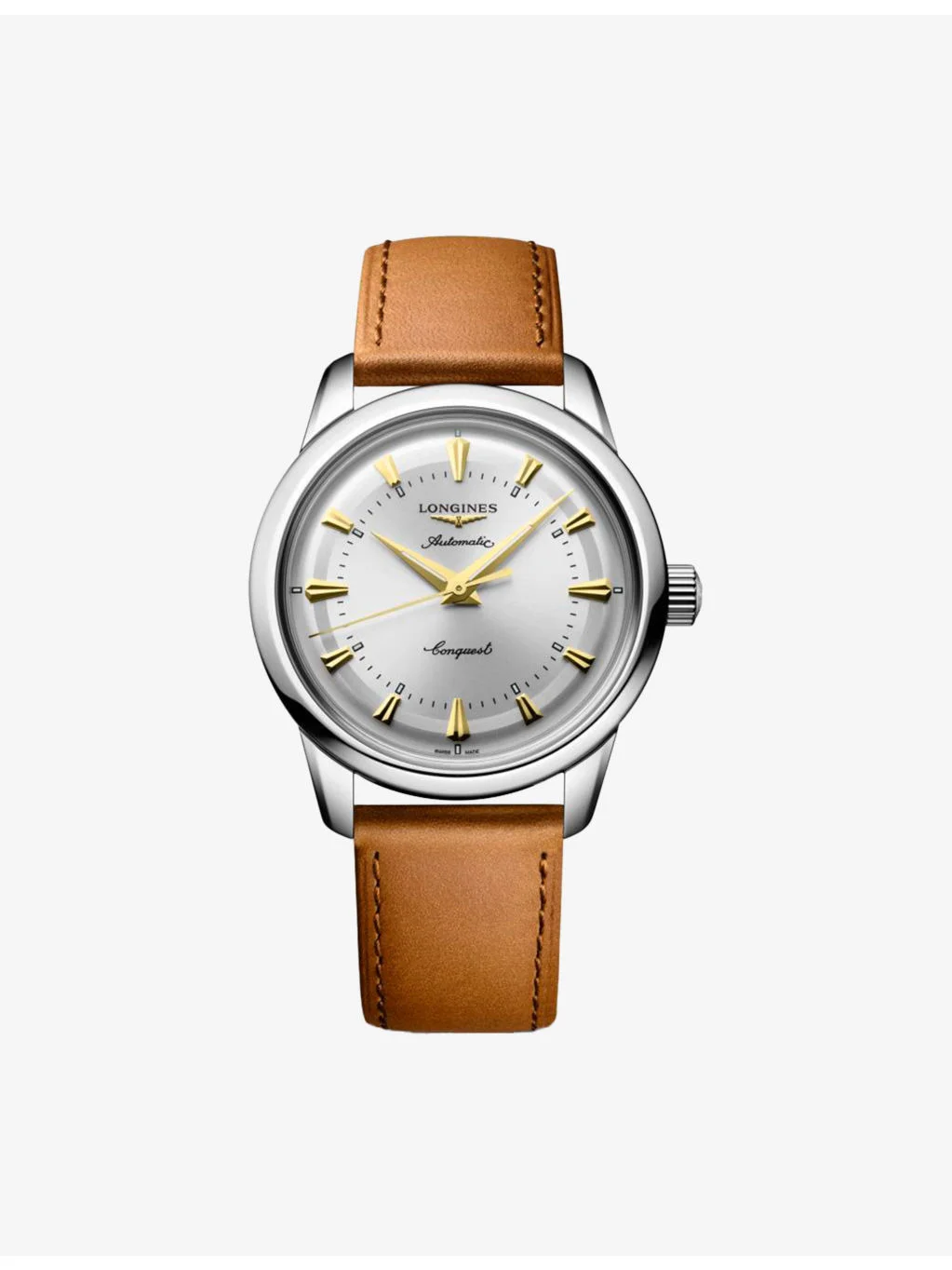 L1.649.4.72.2 Conquest Heritage Stainless-Steel Automatic Watch - 1