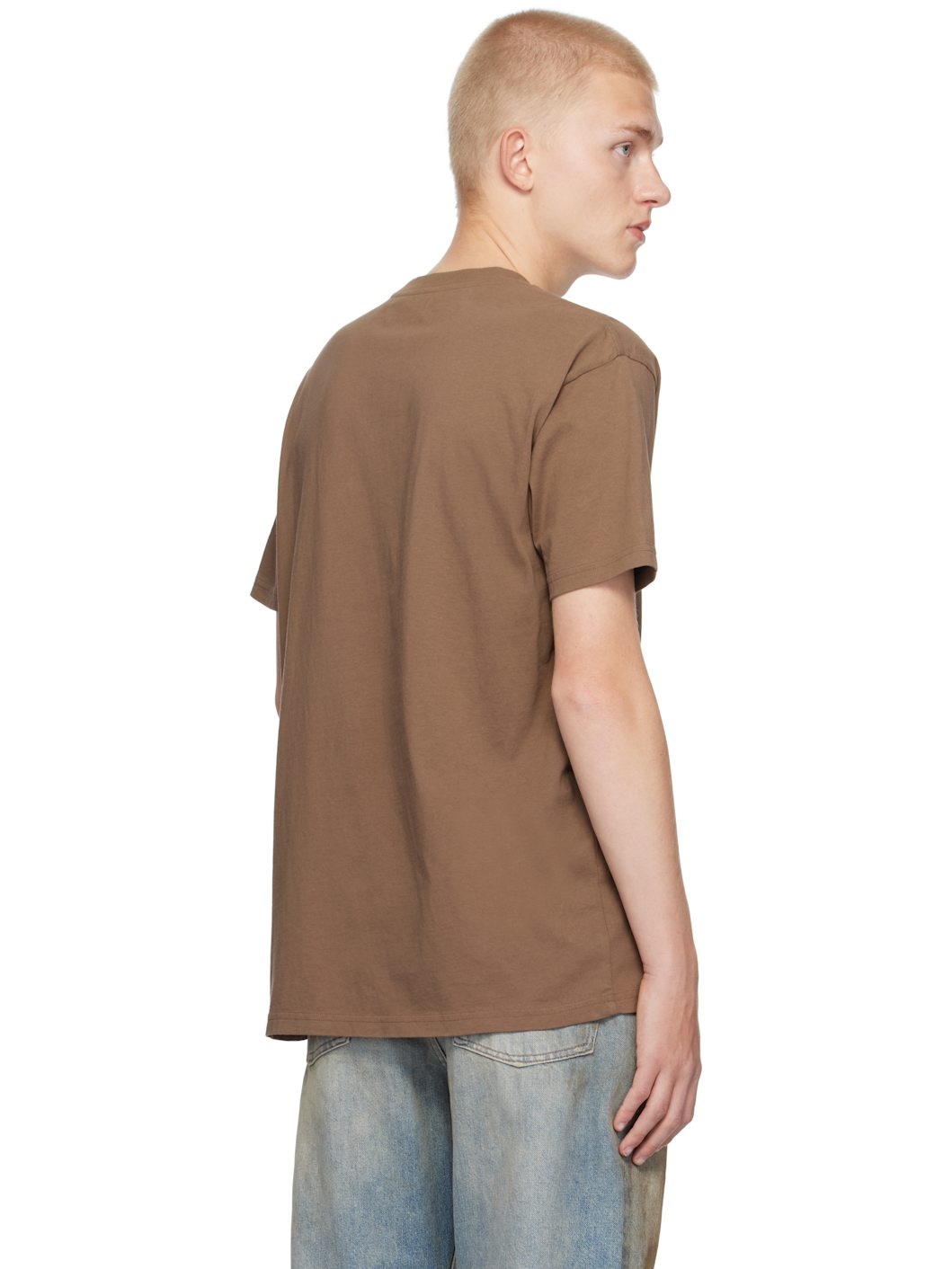 Brown Sunken Orb Classic T-shirt - 3
