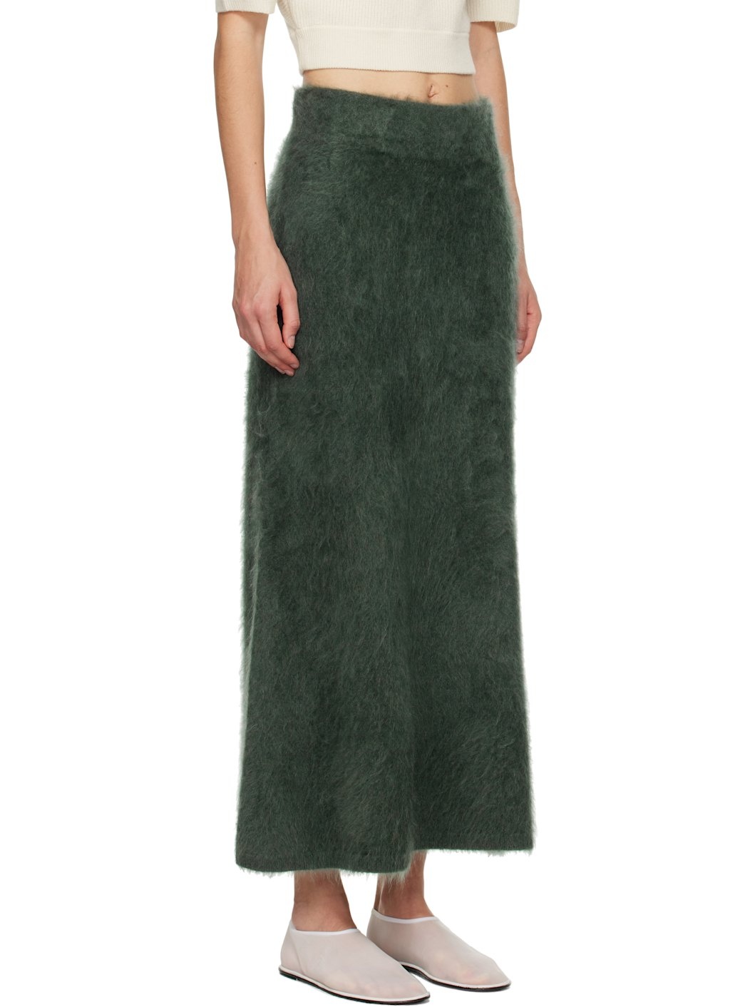 Green Asta Midi Skirt - 2