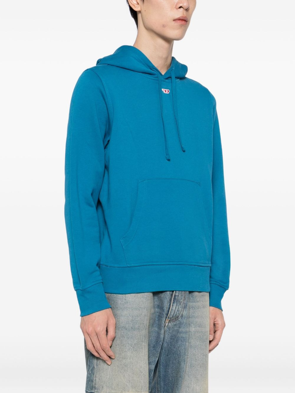 logo-patch hoodie - 3
