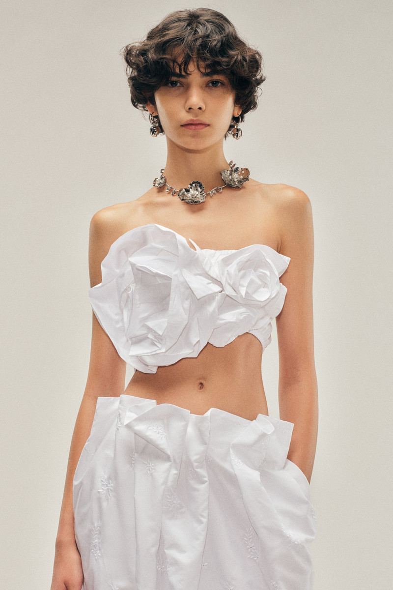 Pressed Rosette Bouquet Top 1