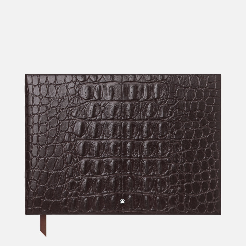 Guest Book Croco Print Brown 1