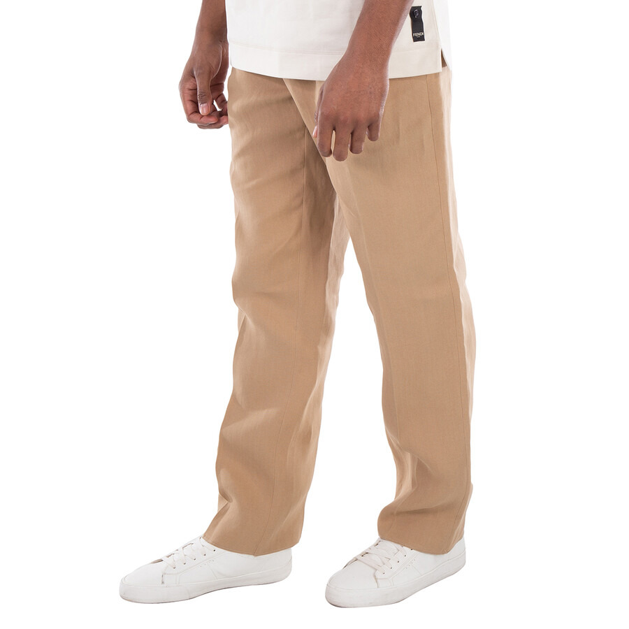 Fendi Straight-Leg Paper Canvas Trousers - 6