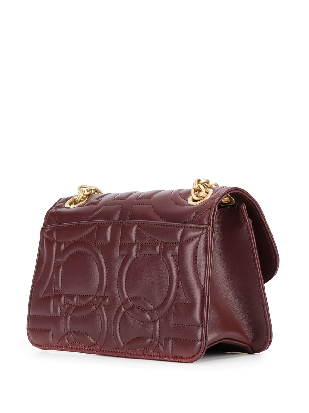 Gancini quilted leather crossbody bag - 3