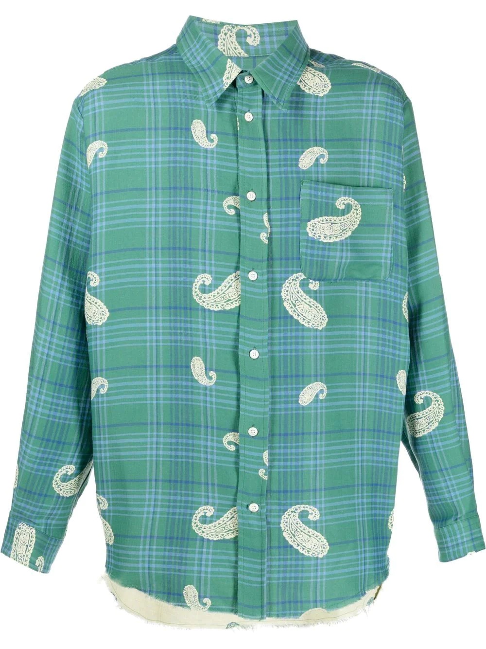 check print octopus shirt - 1