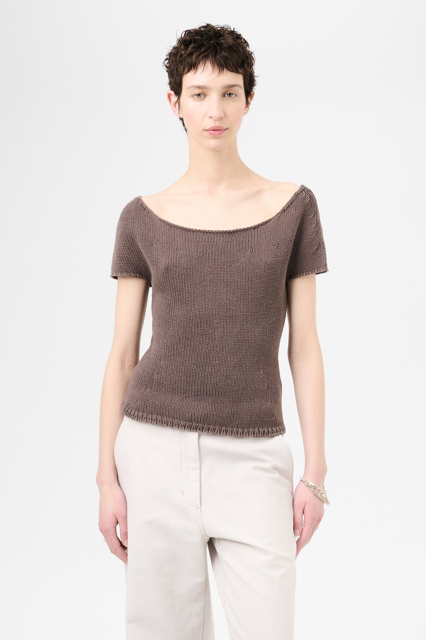 Sculpt Tank Wet Bark Dry Cotton - 3
