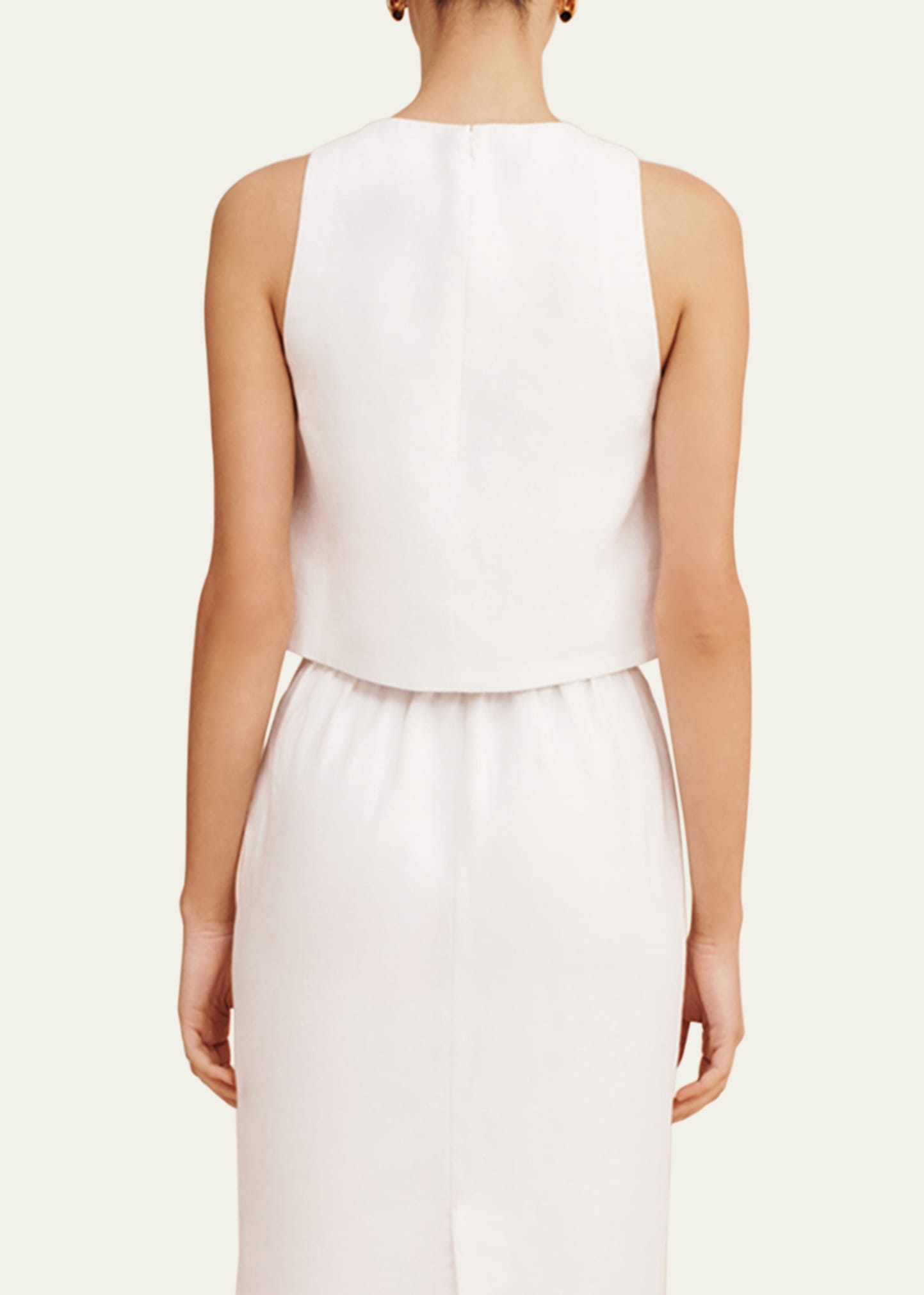 Poppy Linen Crop Top - 3
