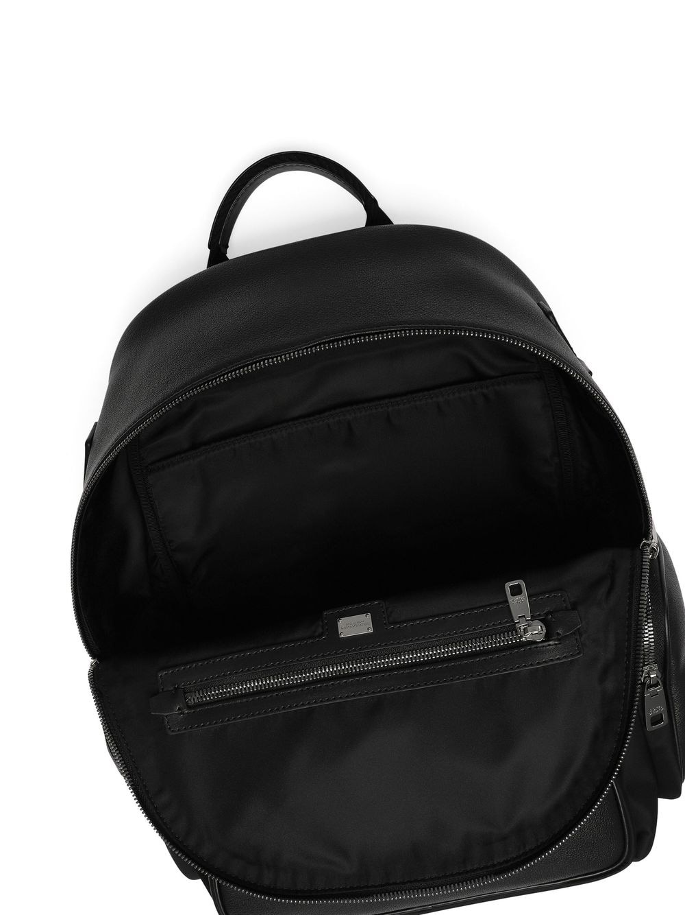 logo-plaque backpack - 4