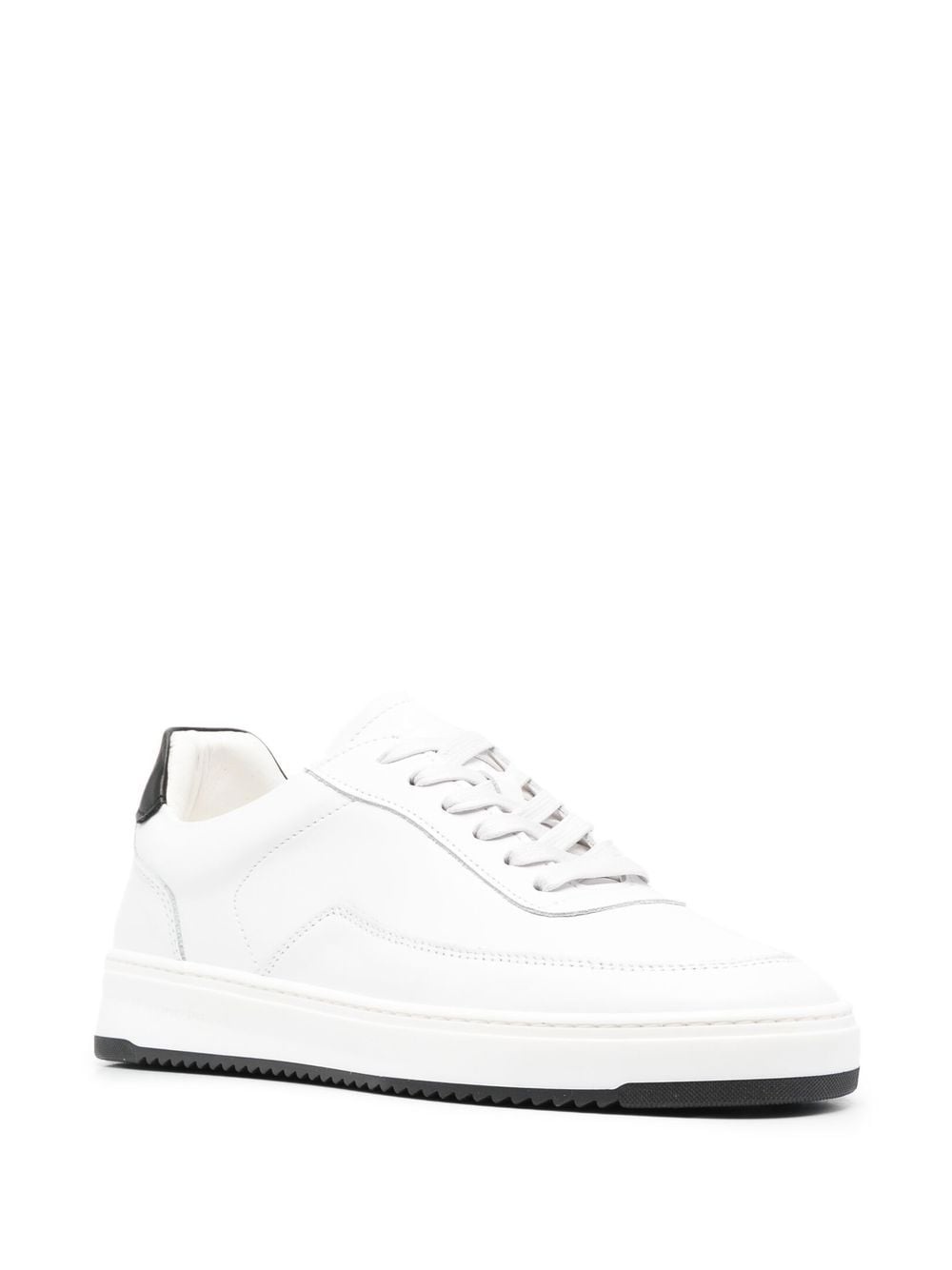 calf leather sneakers - 2