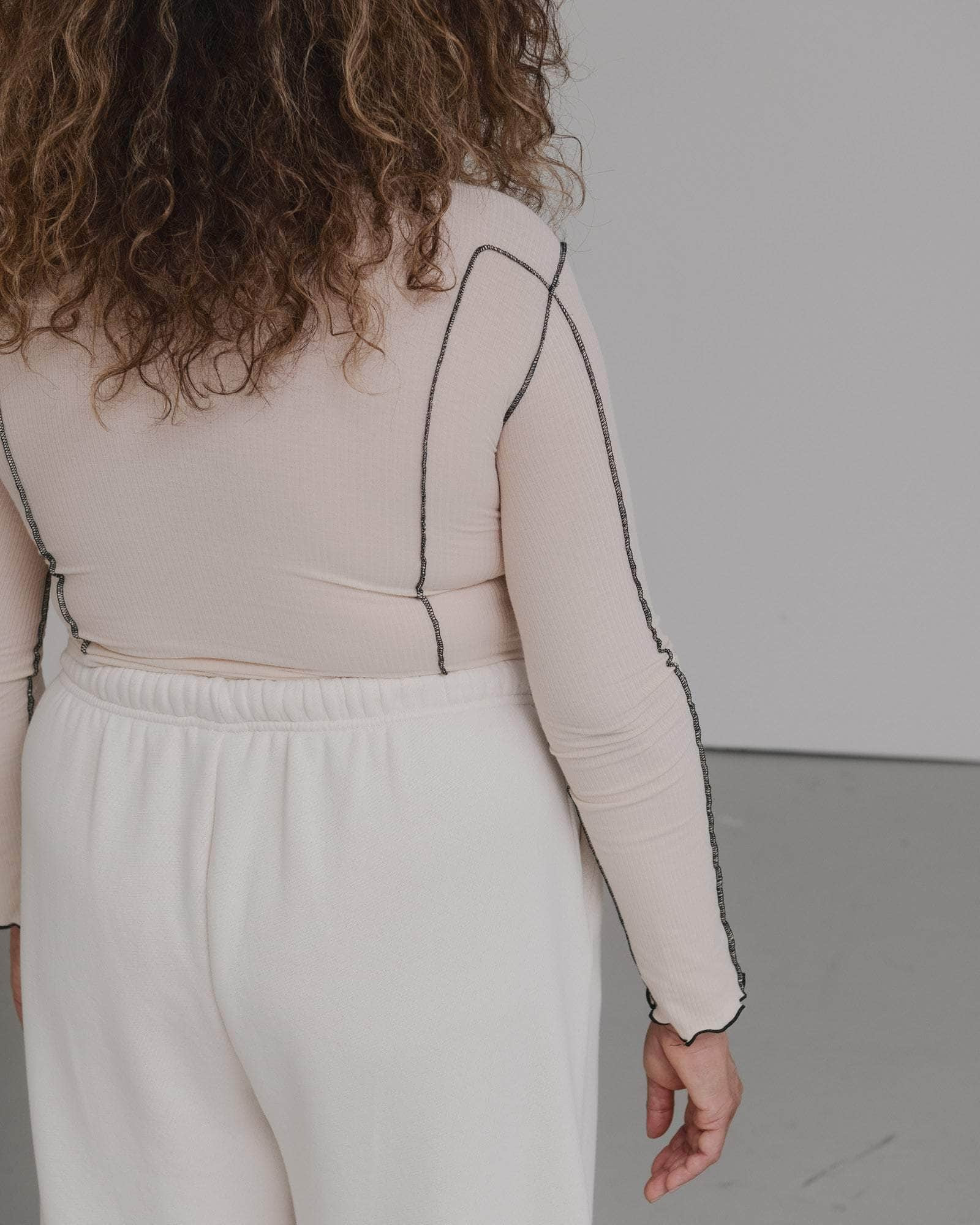 Omato Long Sleeve Tee - Fine Organic Cotton Rib - 4