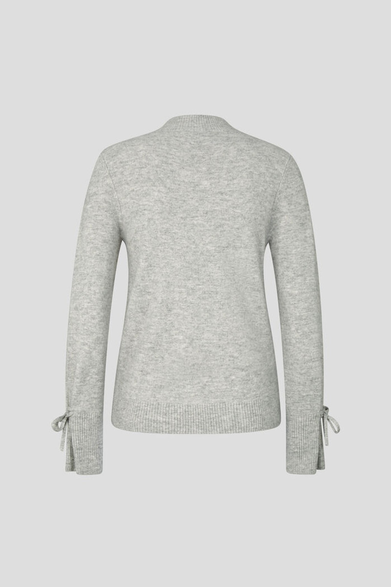 BOGNER Lejla Knitted pullover in Light gray melange outlook