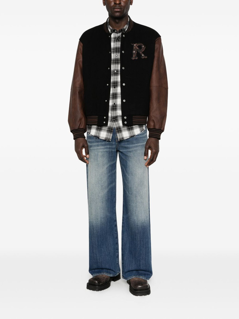 REPRESENT logo-appliqué bomber jacket outlook