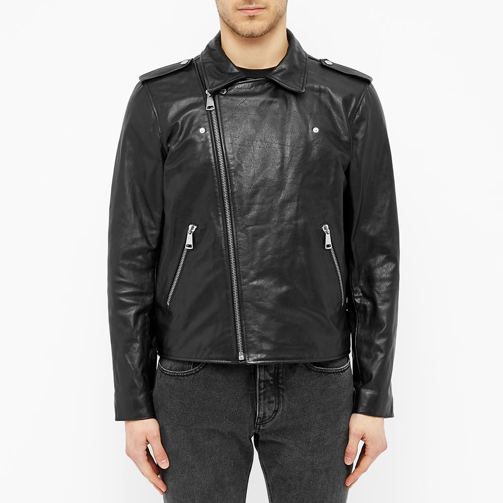 A.P.C. Leather Biker Jacket - 5