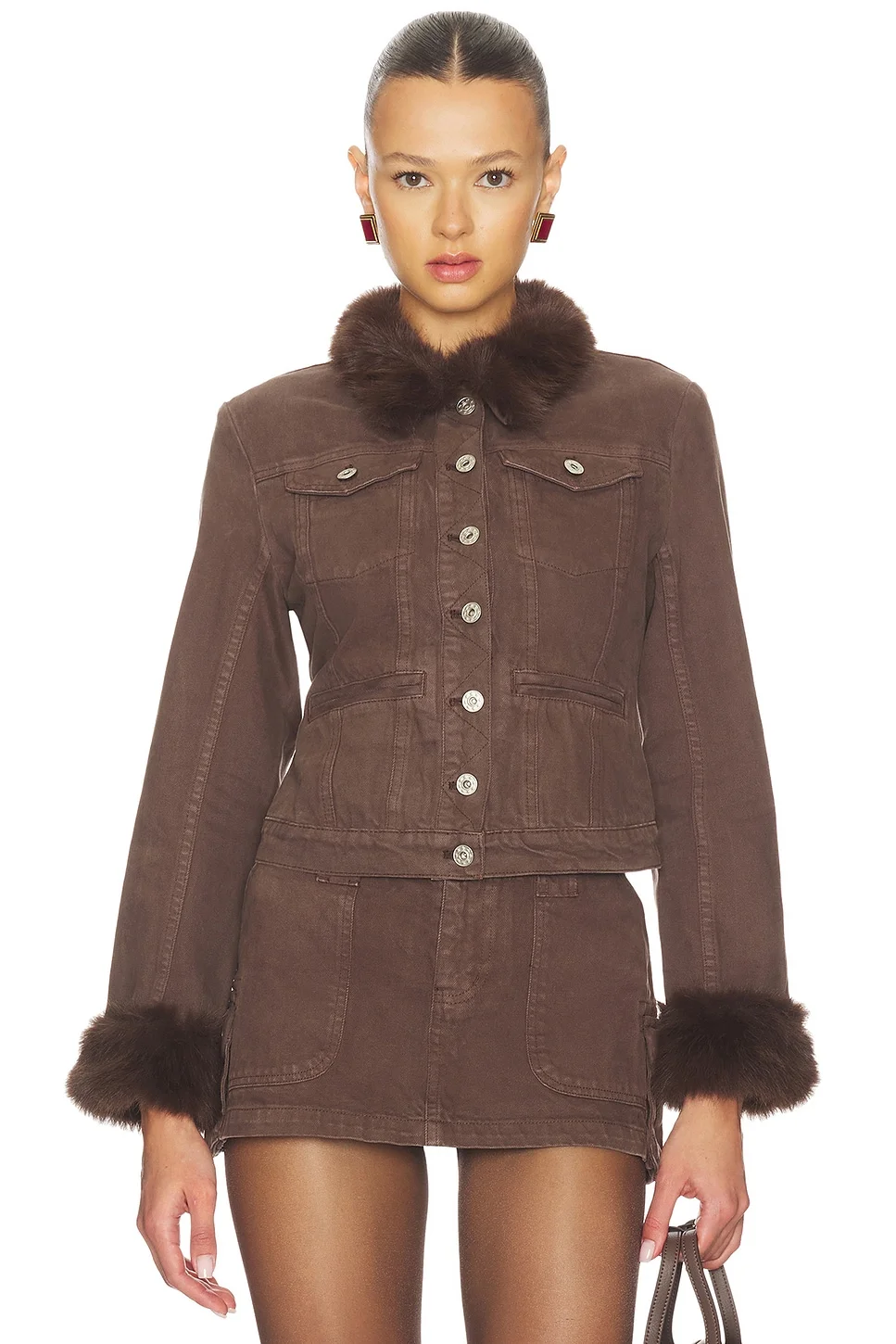 Ares Faux Fur Jacket - 1