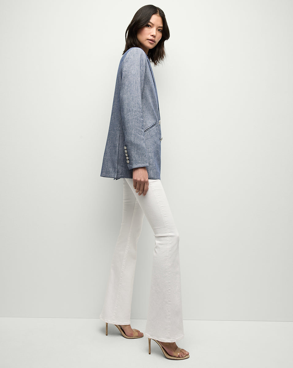 DALE LINEN DICKEY JACKET - 4