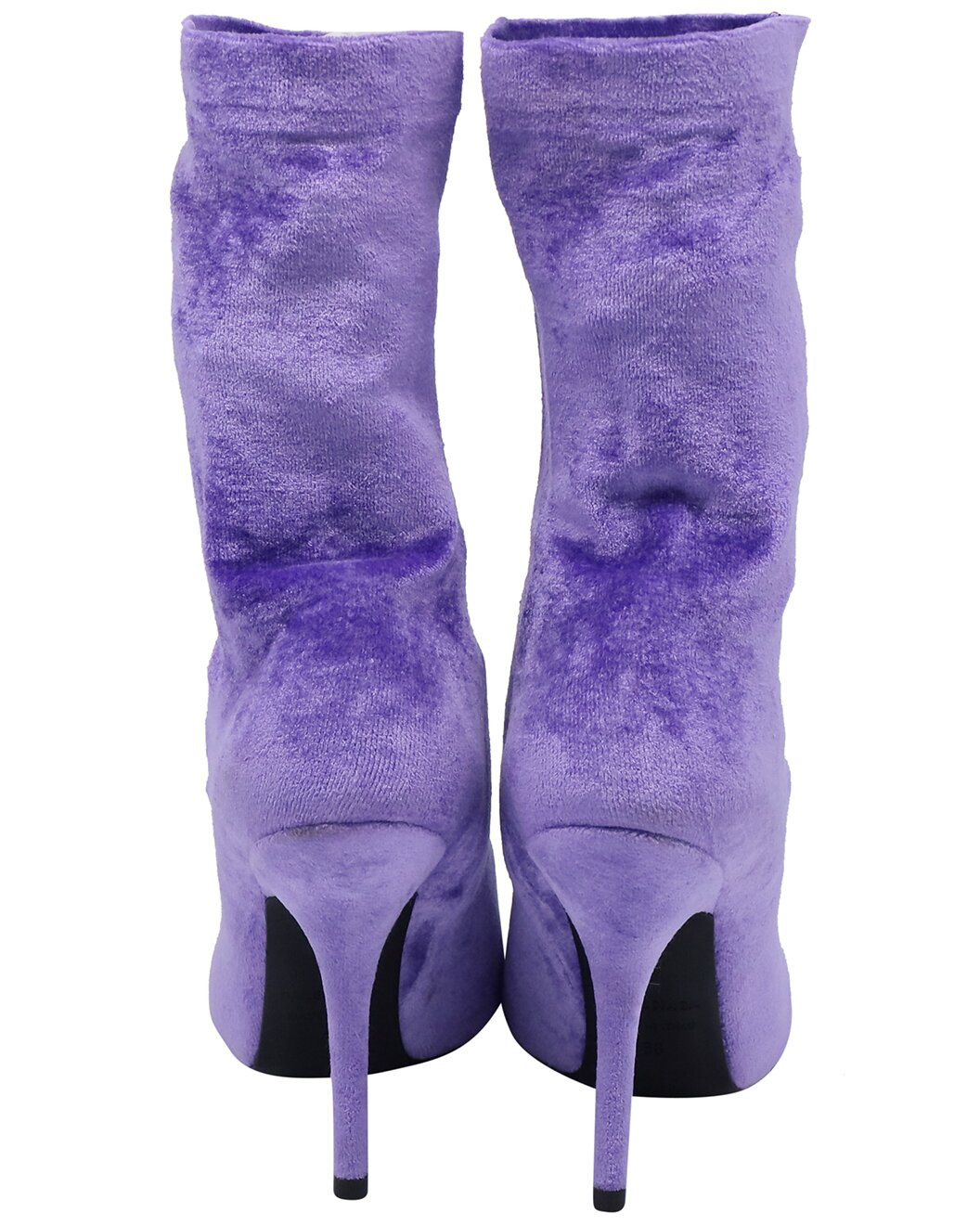 Balenciaga Women's Velvet Knife Sock Mid-Calf Boot (Authentic Pre-Loved) - 3