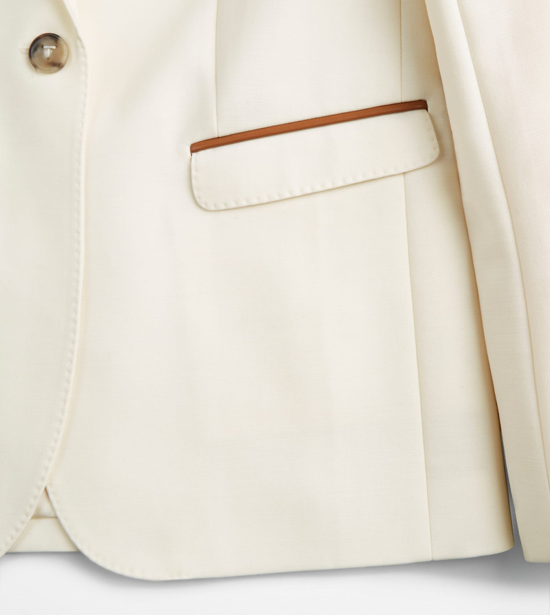 Tod's BLAZER IN WOOL - WHITE outlook
