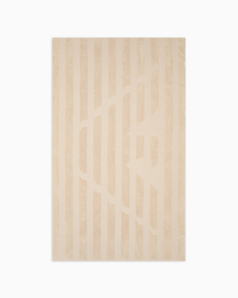 TERRYCLOTH BEACH TOWEL WITH OVERSIZED EAGLE 1