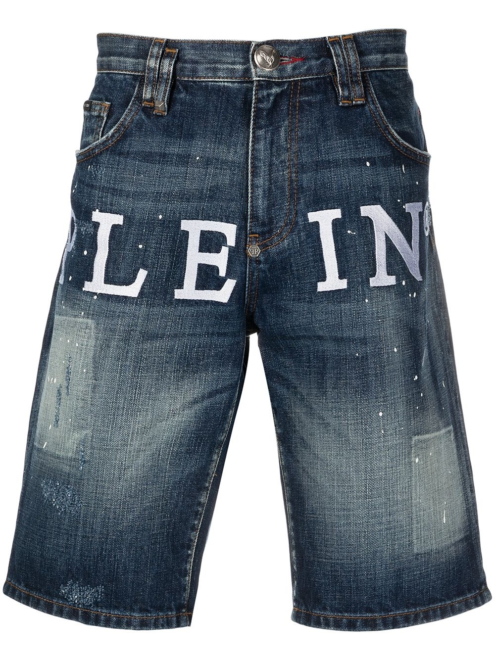 Iconic Plein St. Tropez fit denim shorts - 1