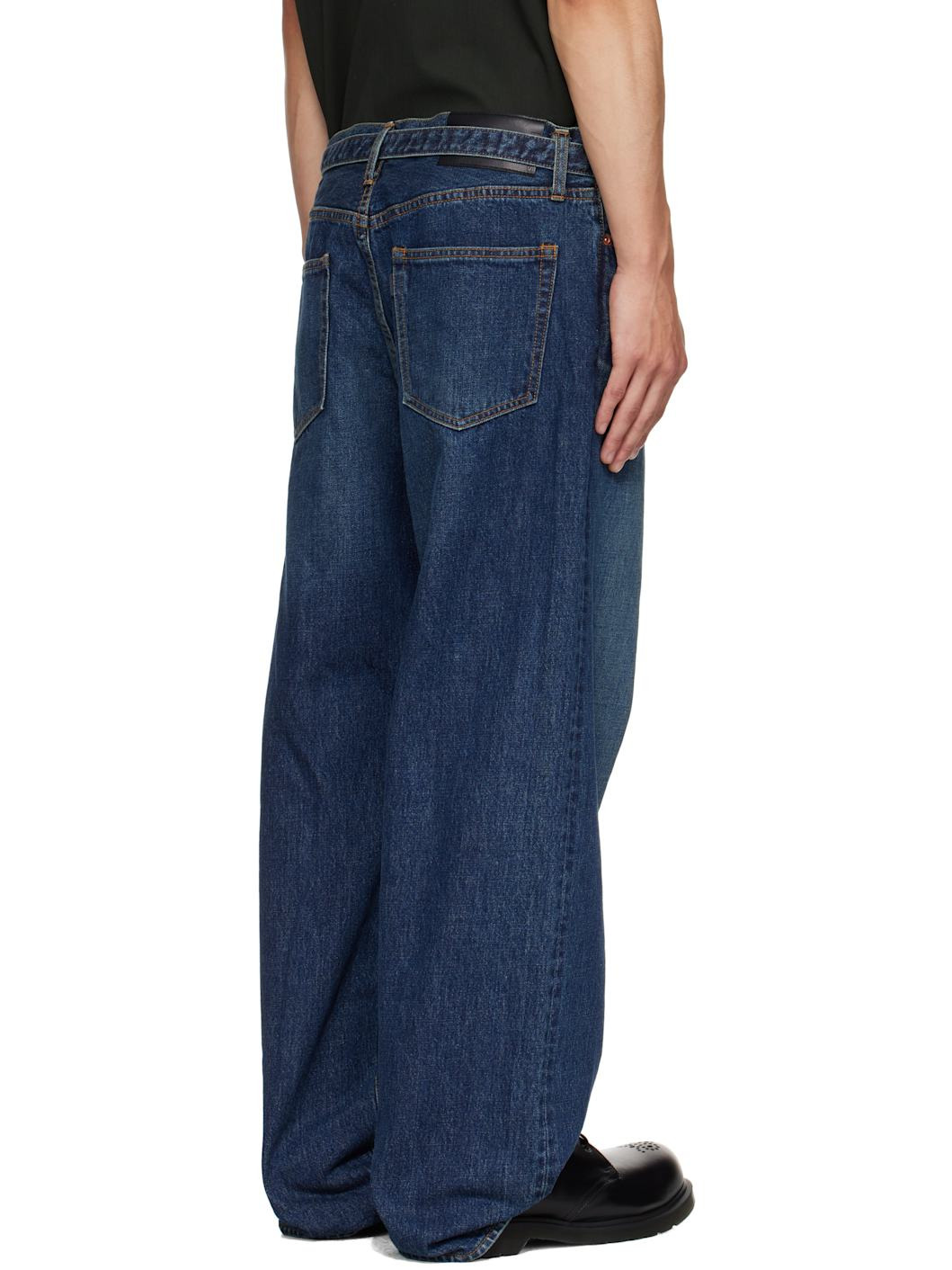 Blue Belted Jeans - 3