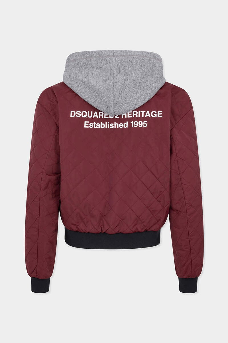 DSQUARED2 D2 HERITAGE QUILTED BOMBER outlook