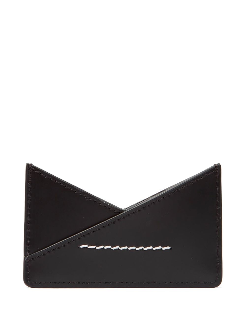 single-stitch logo cardholder - 2