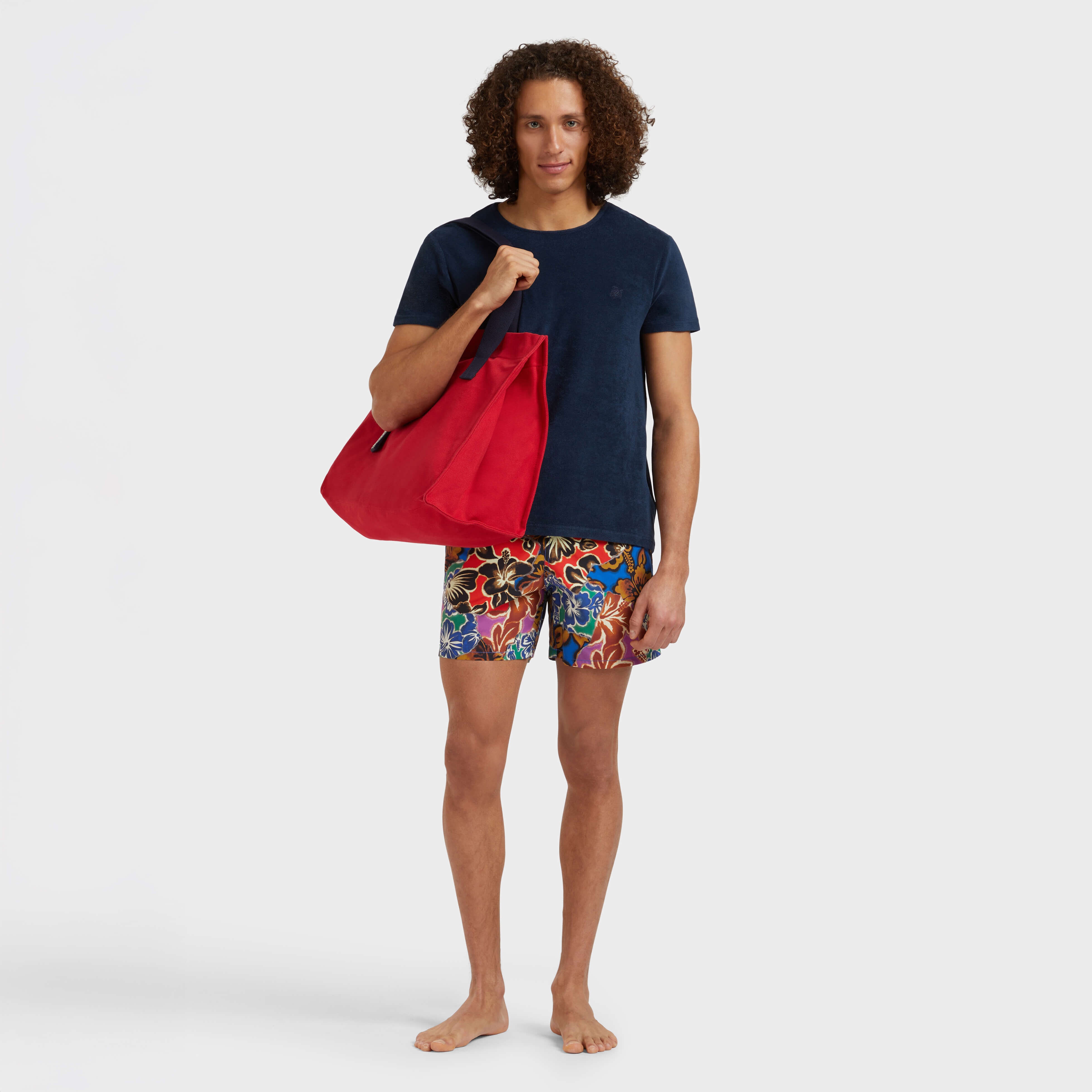 Men Swim Trunks Hawain Patchwork - VBQ x Palm Angels - 5