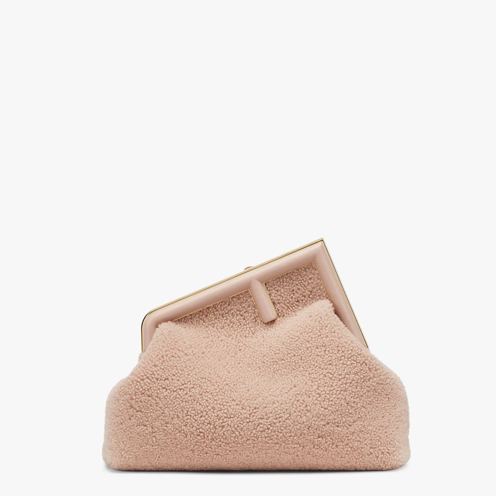 Pink sheepskin bag - 1