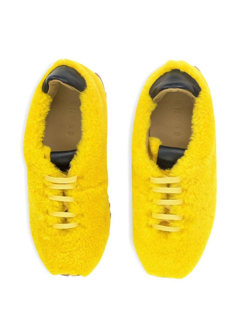 Rhude sherpa runner hi-tops sneakers outlook