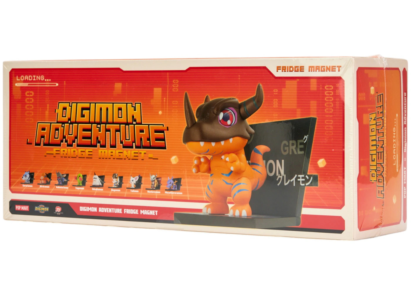 Pop Mart x Digimon Adventure Fridge Magnet Sealed Case (10 Blind Box) - 2