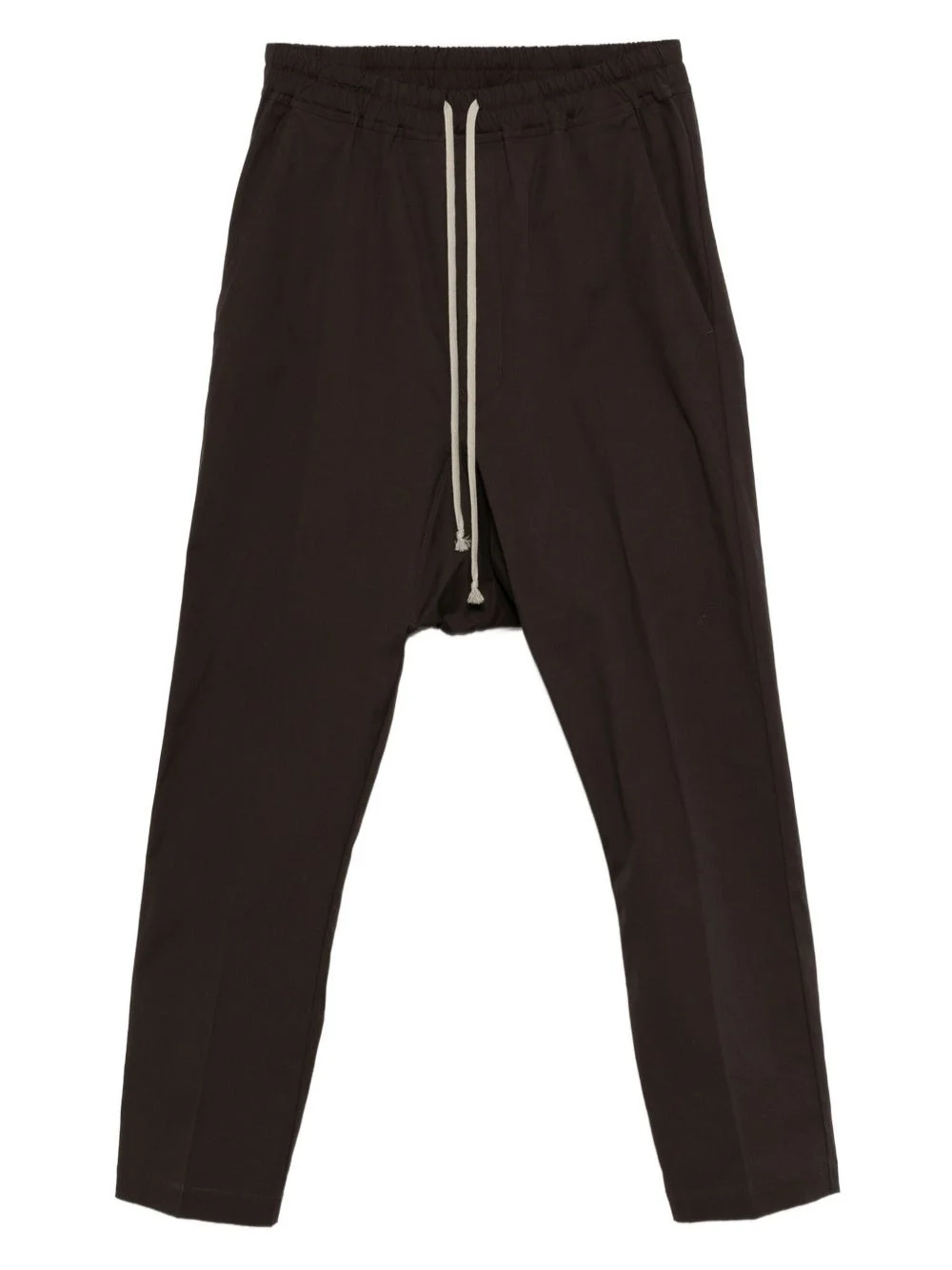 drawstring straight-leg trousers - 1