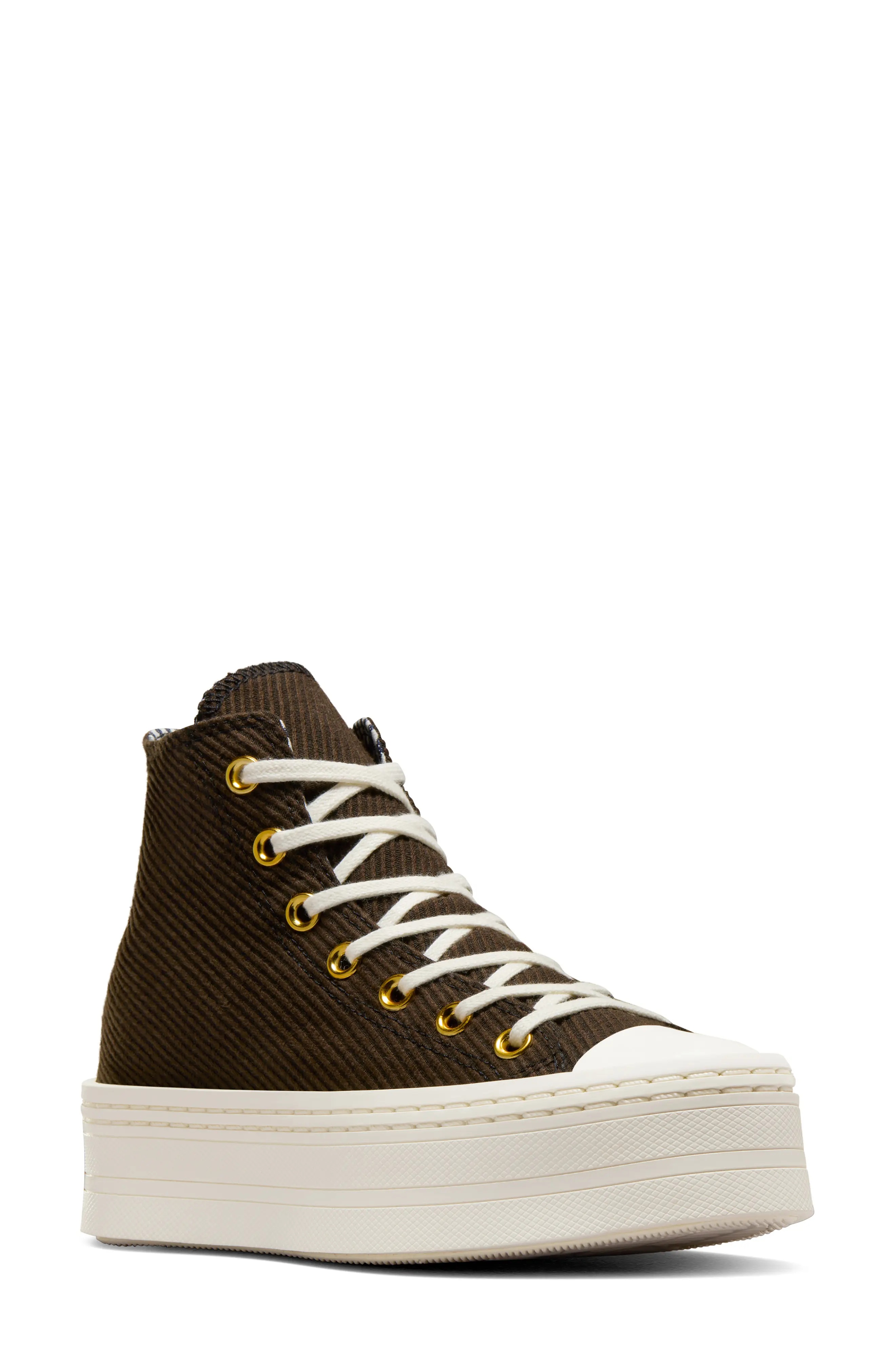 Chuck Taylor All Star Modern Lift High Top Sneaker in Fresh Brew/Trek - 1