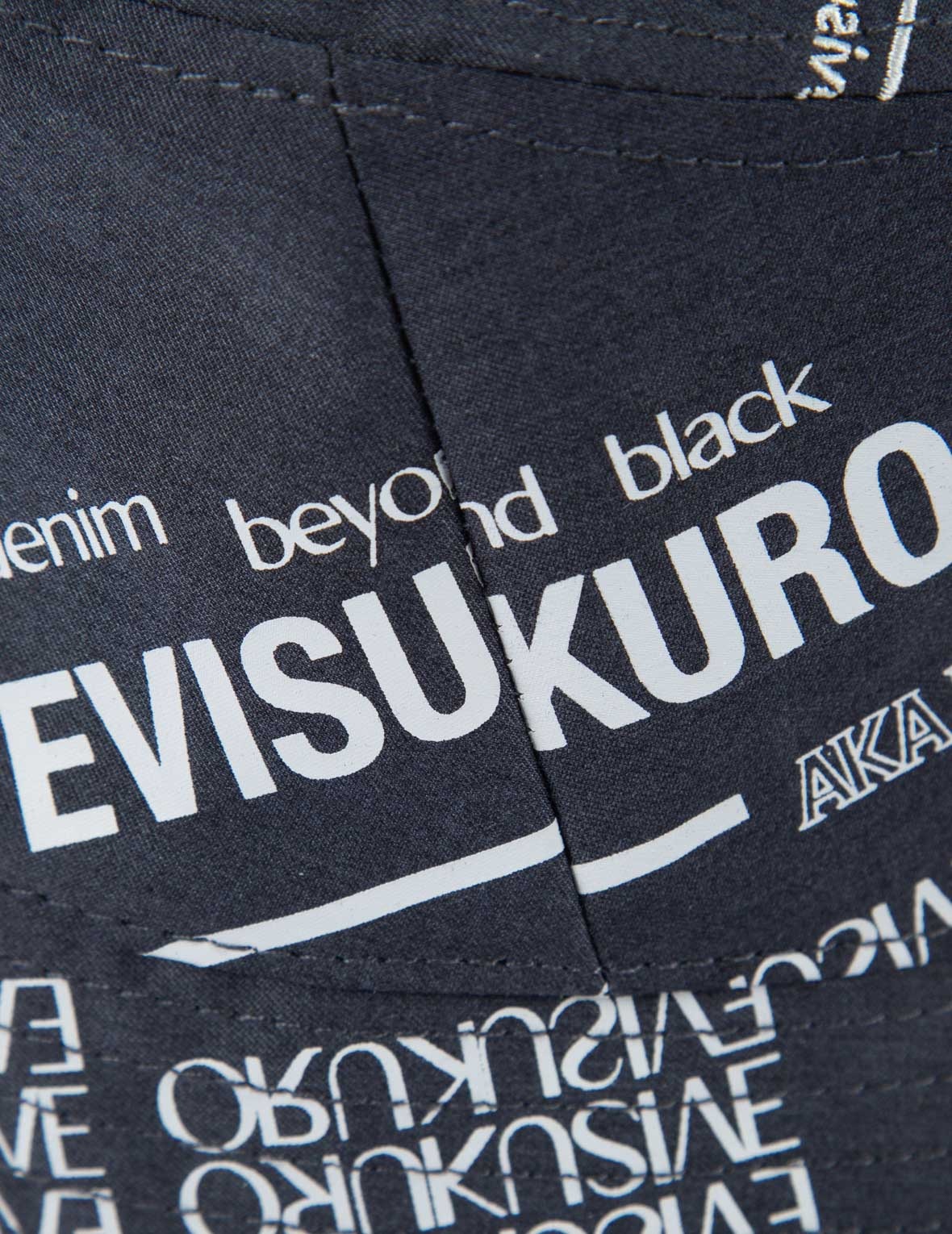 Slogan Embroidered and Logo Print Bucket Hat - 10