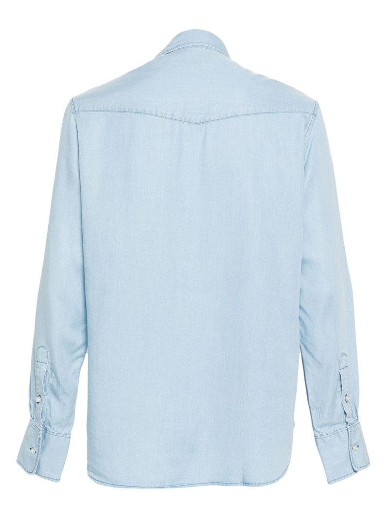 OFFICINE GÉNÉRALE Benoit lyocell shirt outlook