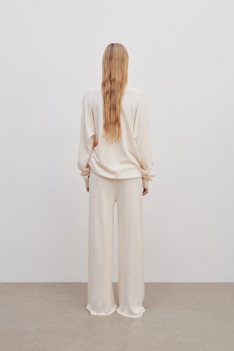 Delphine Pant in Silk and Cotton 5