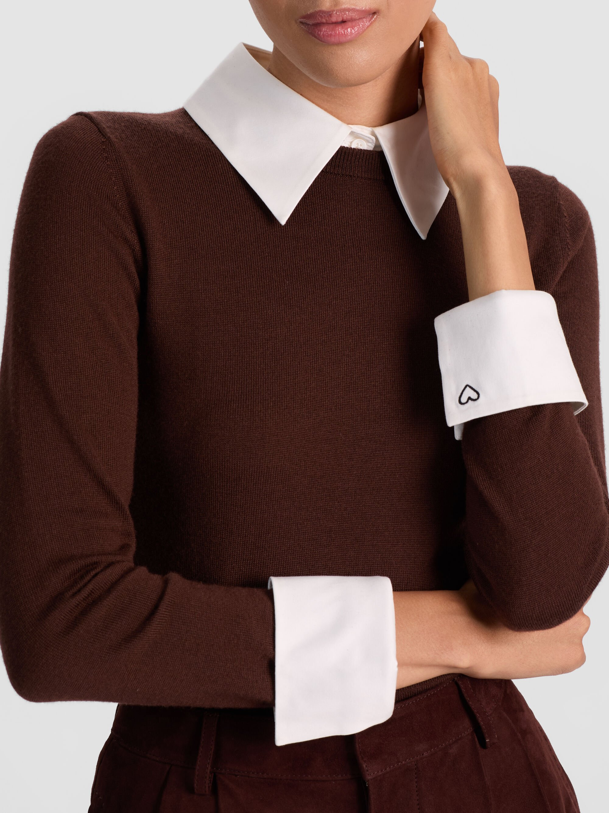 PORLA COLLARED SWEATER - 5