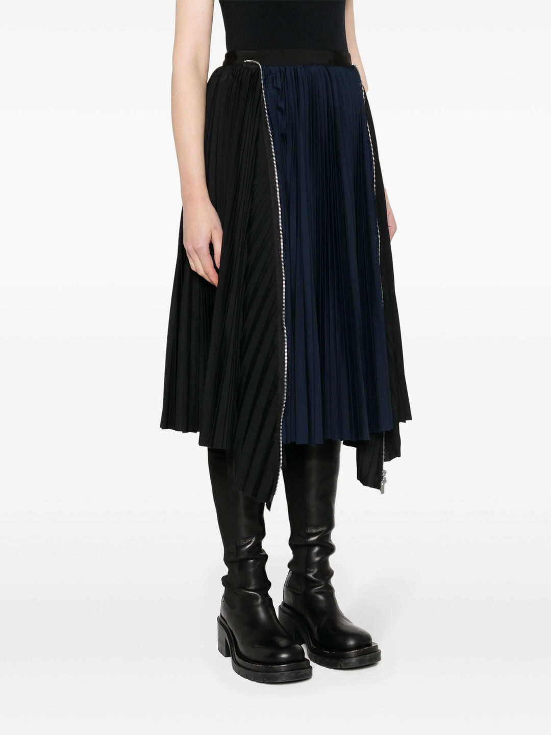 Cotton Poplin Zipper Skirt - 3
