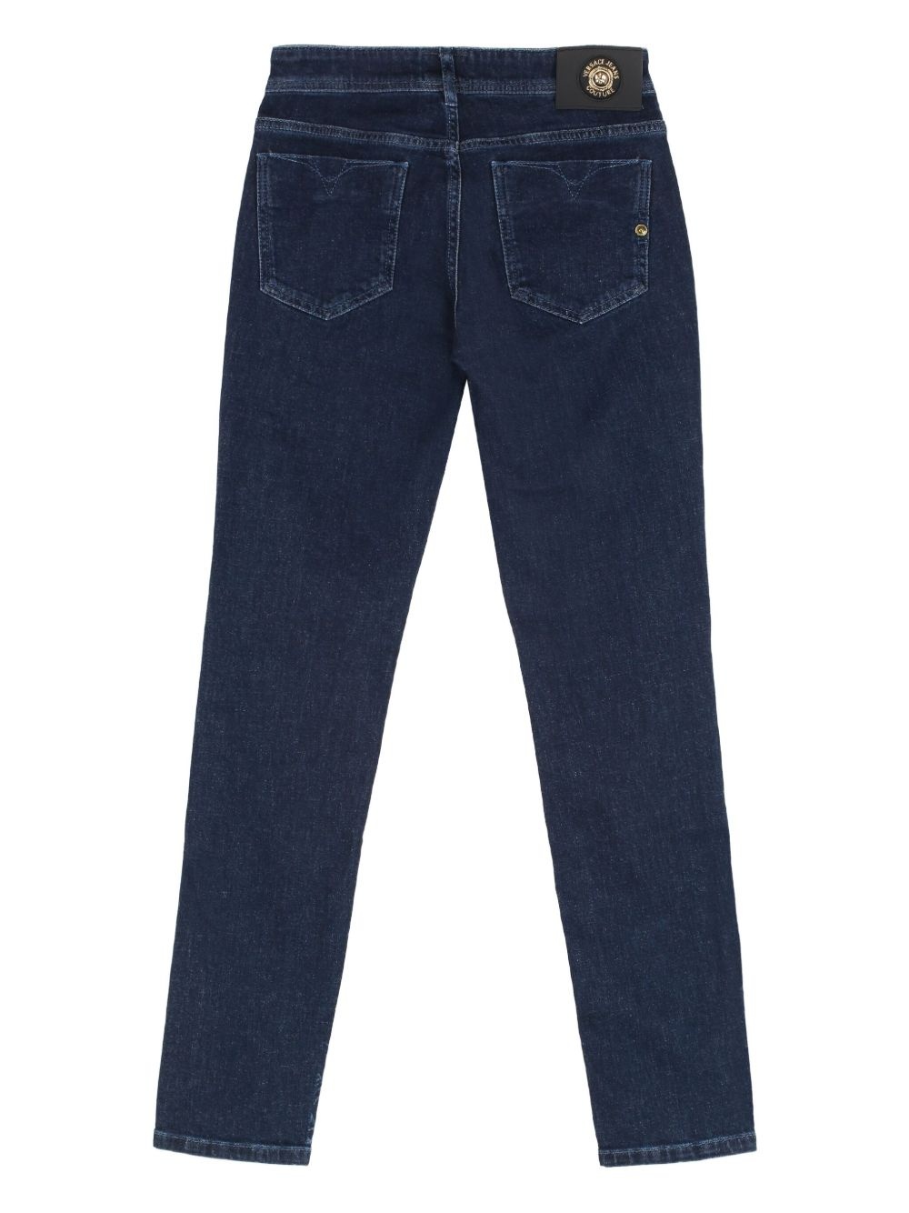 baroque-motif jeans - 2