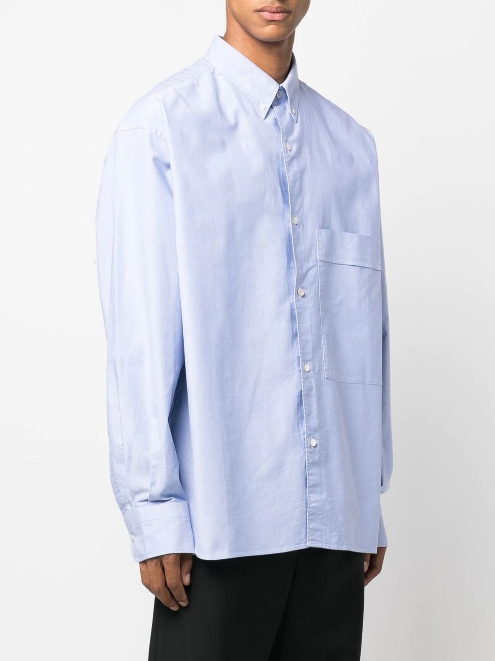 oversized long-sleeved shirt - 3