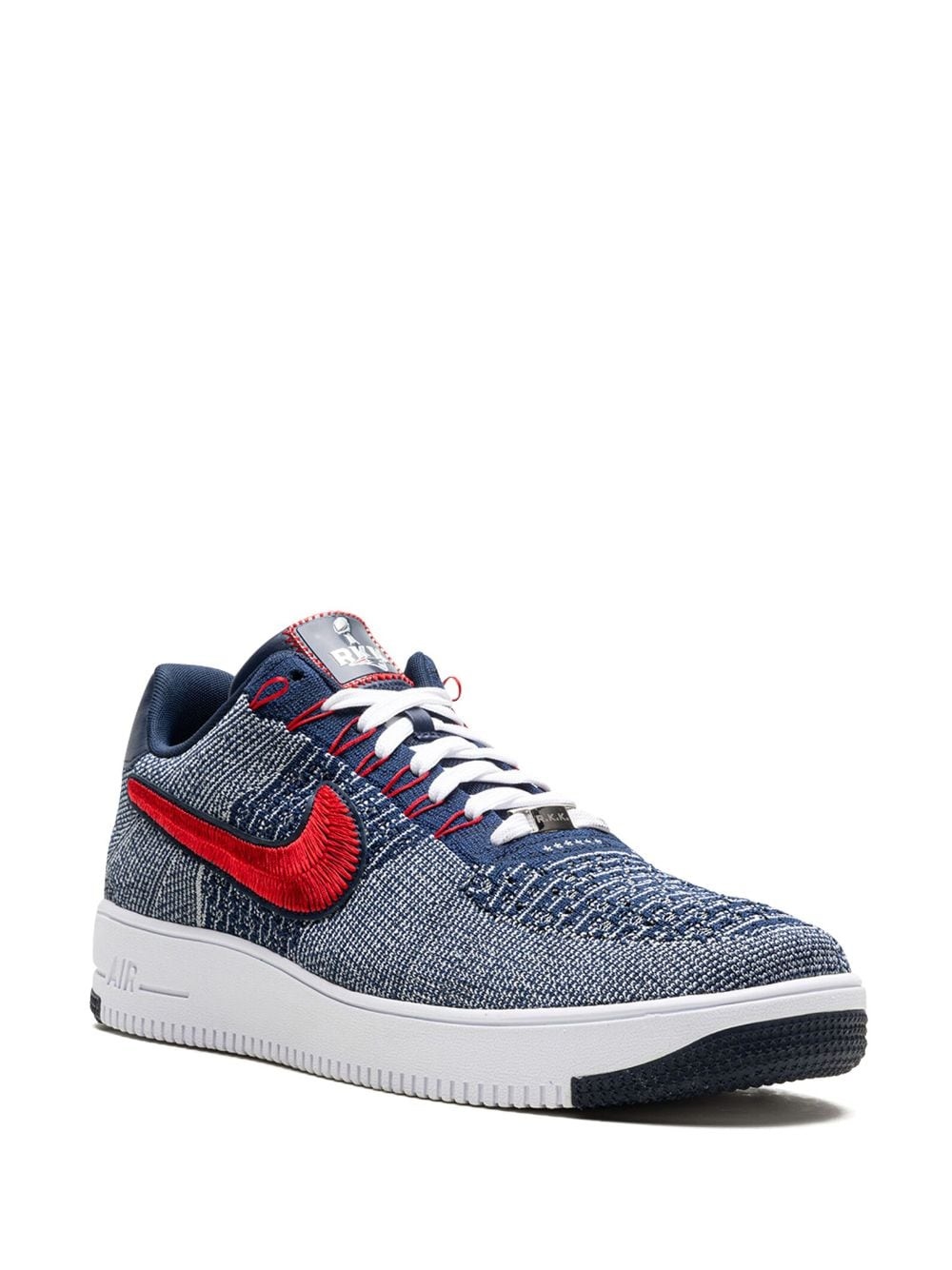Air Force 1 Ultra Flyknit Low "Patriots Robert Kraft Wolf Grey" sneakers - 2