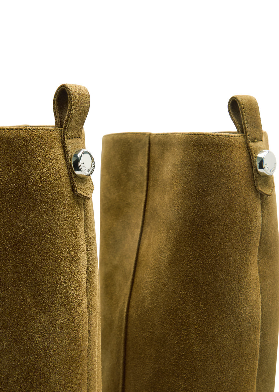 The Attico Lea 65 Suede Knee-high Boots - 4